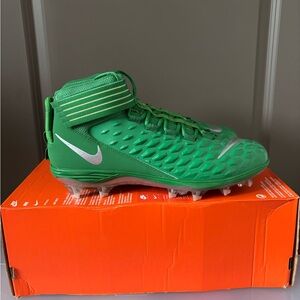 Brand New Mens Nike Air Force Savage Pro 2 Oregon Ducks Green Cleats Size 12.5